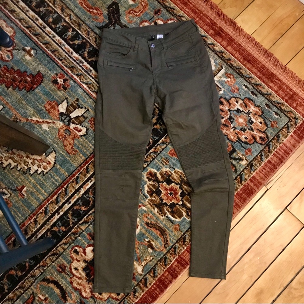 H&M moto pants